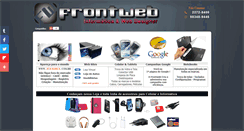 Desktop Screenshot of frontwebnet.com.br